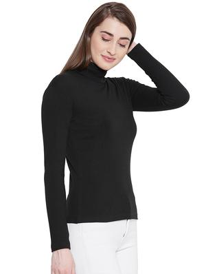 turtle neck solid top - 16752576 - Standard Image - 2