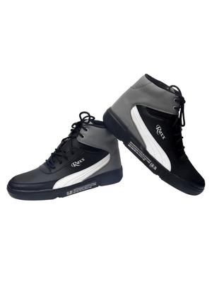 black synthetic lace up shoes - 16752689 - Standard Image - 2
