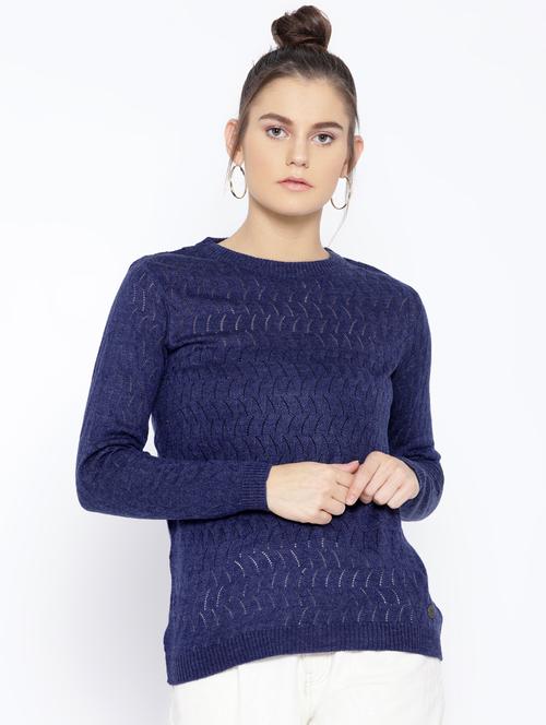 crew neck solid pullover - 16752943 - Standard Image - 1