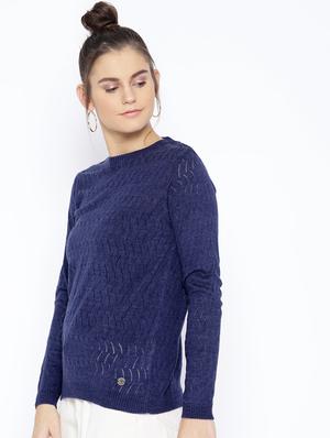 crew neck solid pullover - 16752943 - Standard Image - 2
