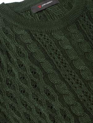 round neck buttoned back pullover - 16752961 - Standard Image - 5