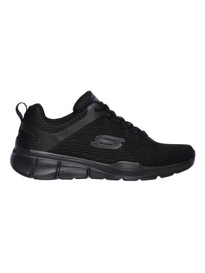 black mesh lace up sport shoes - 16754031 - Standard Image - 2