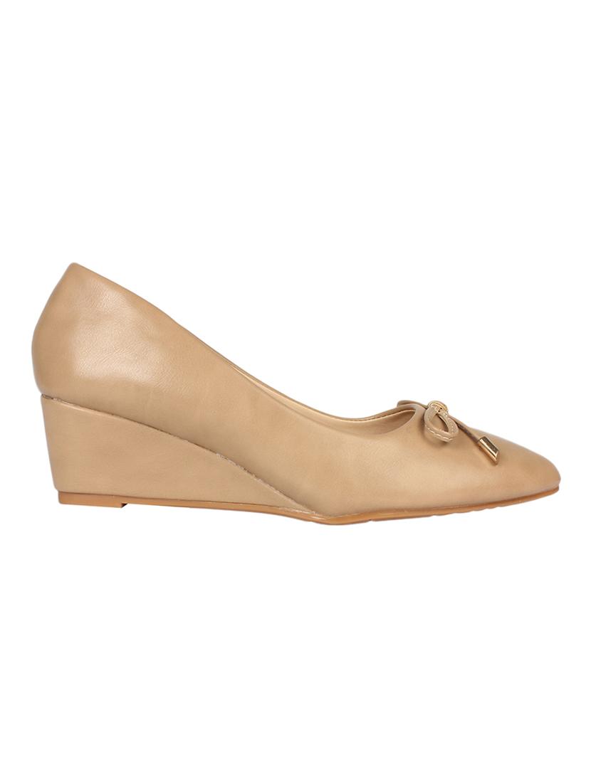 beige slip on wedges - 16754409 - Zoom Image - 2