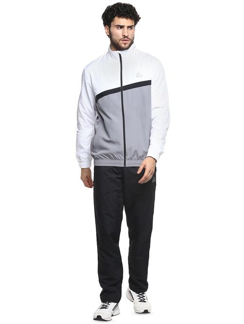 grey color block track suit - 16754516 - Very Small Image - 1