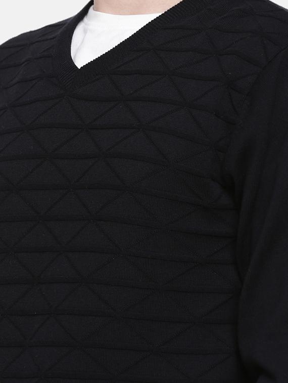 black self design pullover - 16755485 - Zoom Image - 5