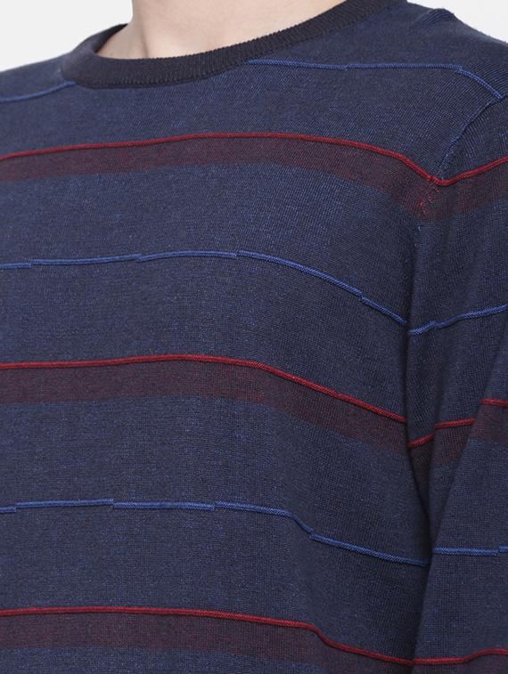 navy blue striped pullover - 16755550 - Zoom Image - 5