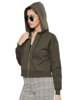 hooded neck zip up jacket - 16755859 - Standard Image - 2