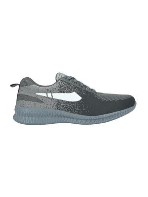 grey fabric lace up sport shoes - 16756567 - Standard Image - 2