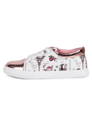 white lace-up sneakers - 16757101 - Standard Image - 2