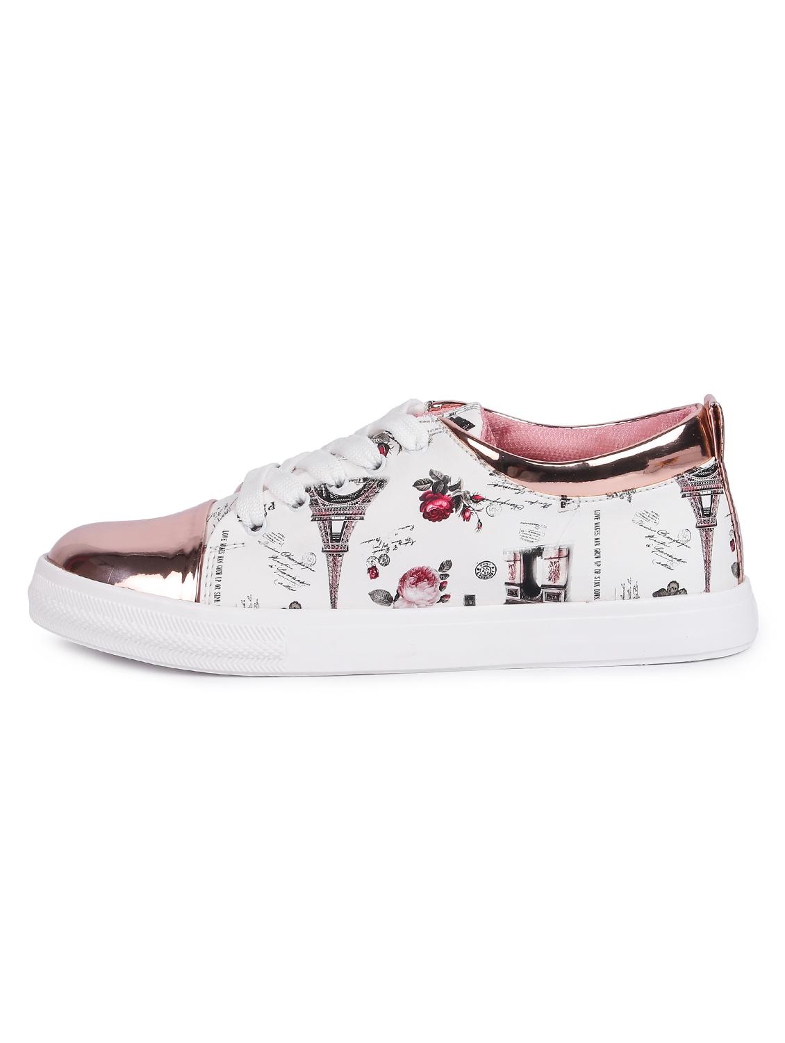 white lace-up sneakers - 16757101 - Zoom Image - 2