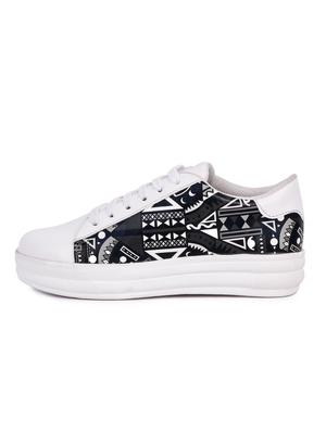 black lace-up sneakers - 16757108 - Standard Image - 2