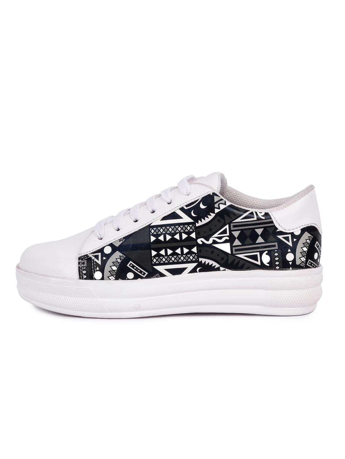 black lace-up sneakers - 16757108 - Zoom Image - 2