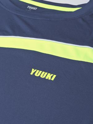 navy blue printed t-shirt - 16759642 - Standard Image - 5