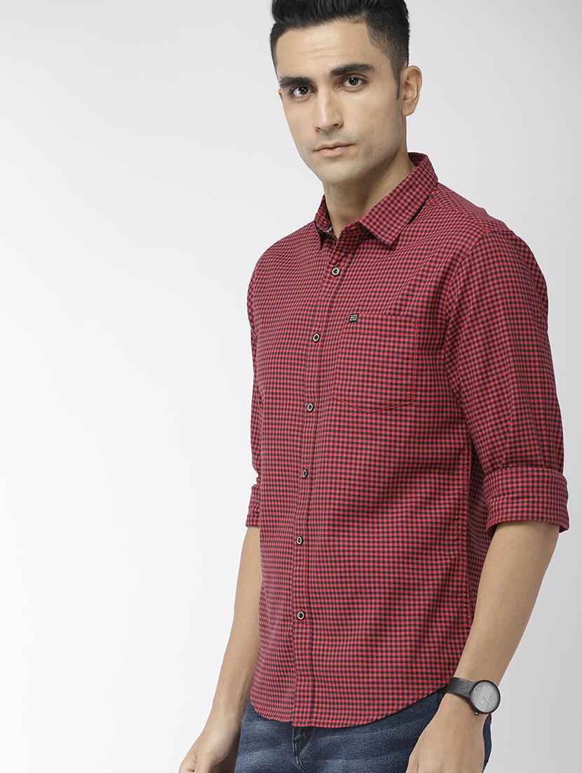 red checkered casual shirt - 16759935 - Zoom Image - 2