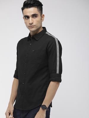 black taped casual shirt - 16759965 - Standard Image - 2
