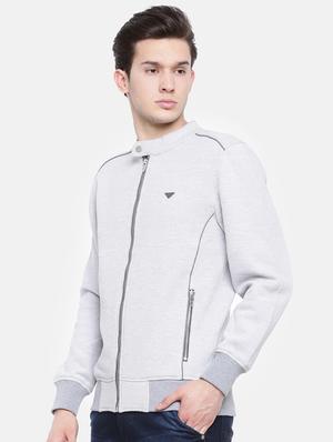 white solid casual jacket - 16760320 - Standard Image - 2