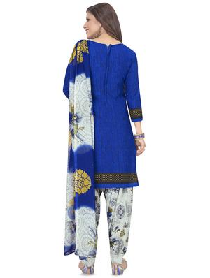 printed unstitched salwar suit set - 16762821 - Standard Image - 2