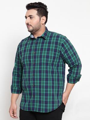 green checkered casual shirt - 16763618 - Standard Image - 2