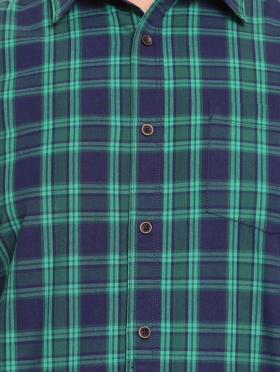 green checkered casual shirt - 16763618 - Zoom Image - 5