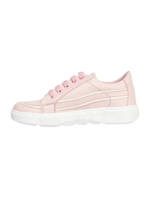pink lace-up sneakers - 16763729 - Standard Image - 2