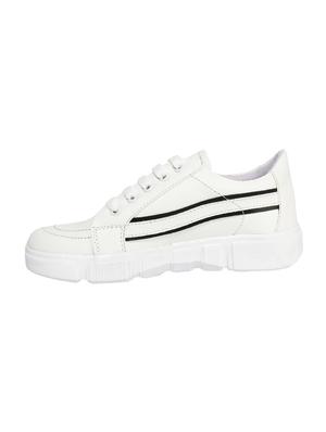 white lace-up sneakers - 16763730 - Standard Image - 2