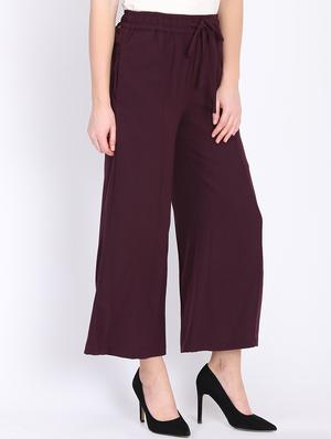 drawstring waist pleated trouser - 16764394 - Standard Image - 2