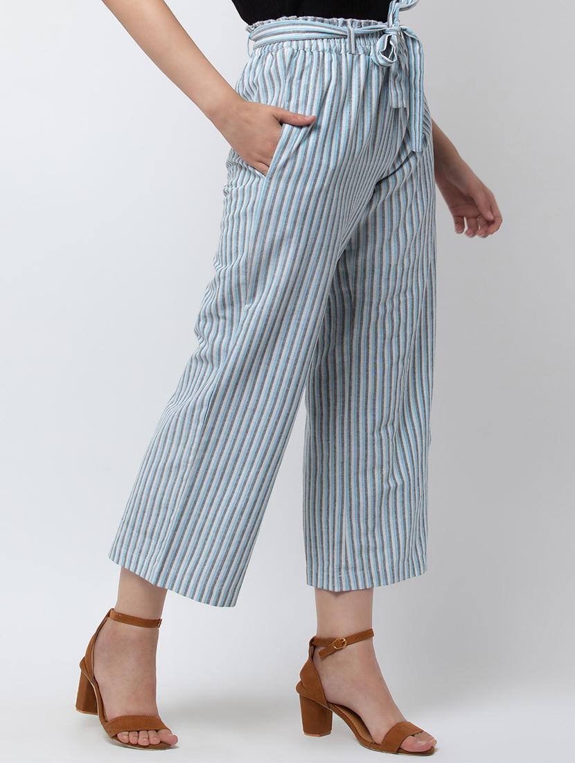 tie knot striped trouser - 16764403 - Zoom Image - 2