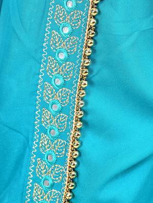 mirror work dhoti salwar - 16765243 - Standard Image - 5