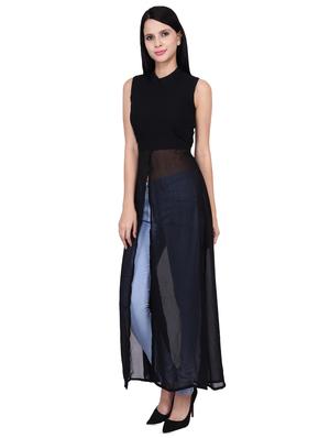 solid high slit kurta - 16767348 - Standard Image - 2
