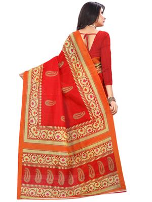 floral mysore silk saree with blouse - 16767413 - Standard Image - 2