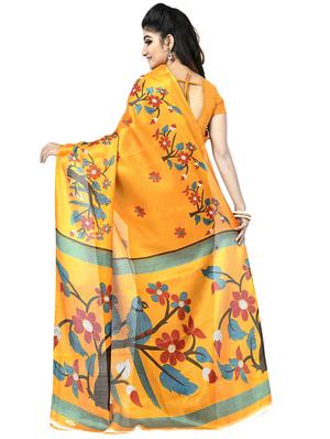 floral mysore silk saree with blouse - 16767428 - Standard Image - 2