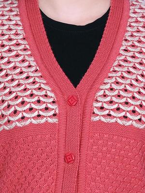 v-neck wool cardigan - 16767853 - Standard Image - 5