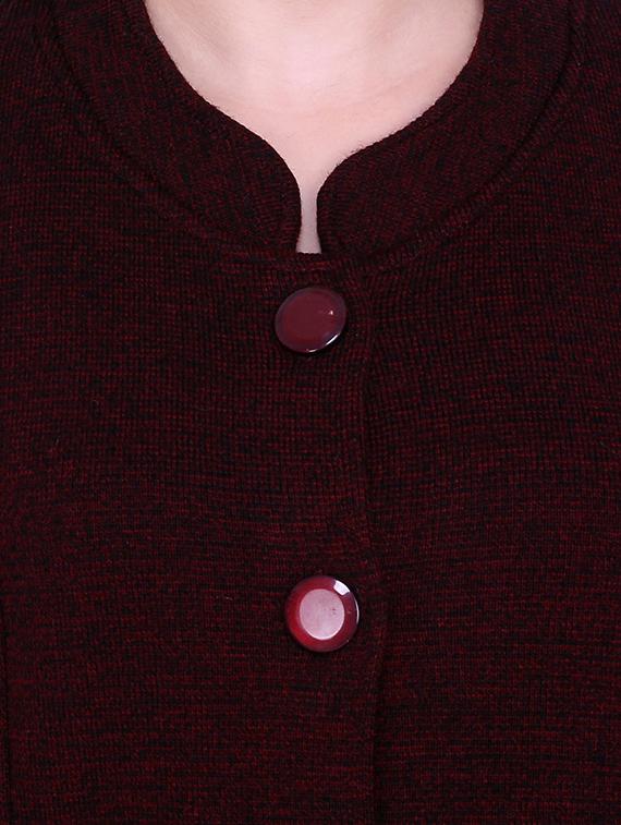 mandarin neck solid cardigan - 16767855 - Zoom Image - 5