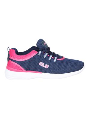 navy lace-up sports shoes - 16768046 - Standard Image - 2