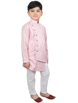 pink cotton kurta set - 16769451 - Standard Image - 2
