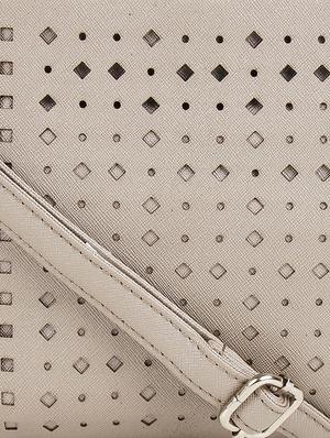 beige leatherette regular sling bag - 16769496 - Standard Image - 5