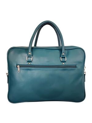 blue leatherette laptop bag - 16769522 - Standard Image - 2