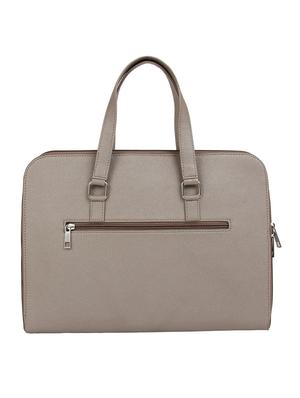 brown leatherette regular laptop bag - 16769525 - Standard Image - 2