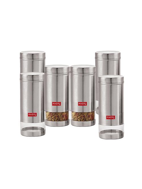 stainless steel transparent container (set of 6) - 16770259 - Very Small Image - 1