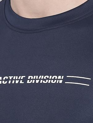 navy blue chest print sweatshirt - 16770274 - Standard Image - 5