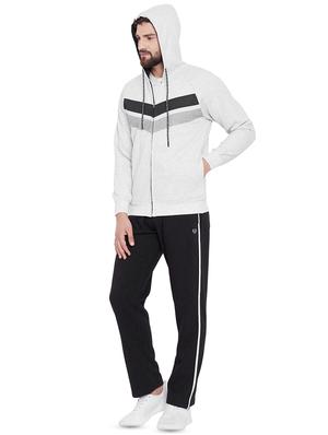 grey printed track suit - 16770809 - Standard Image - 2