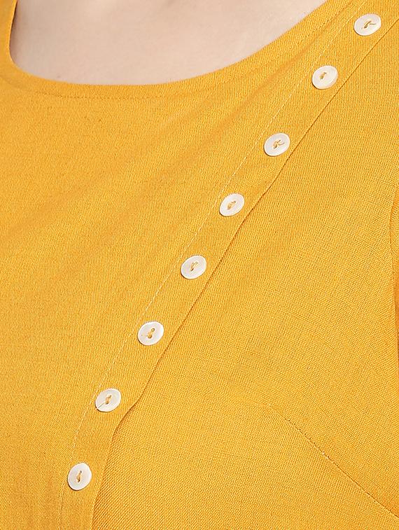 solid layered kurta - 16771061 - Zoom Image - 5