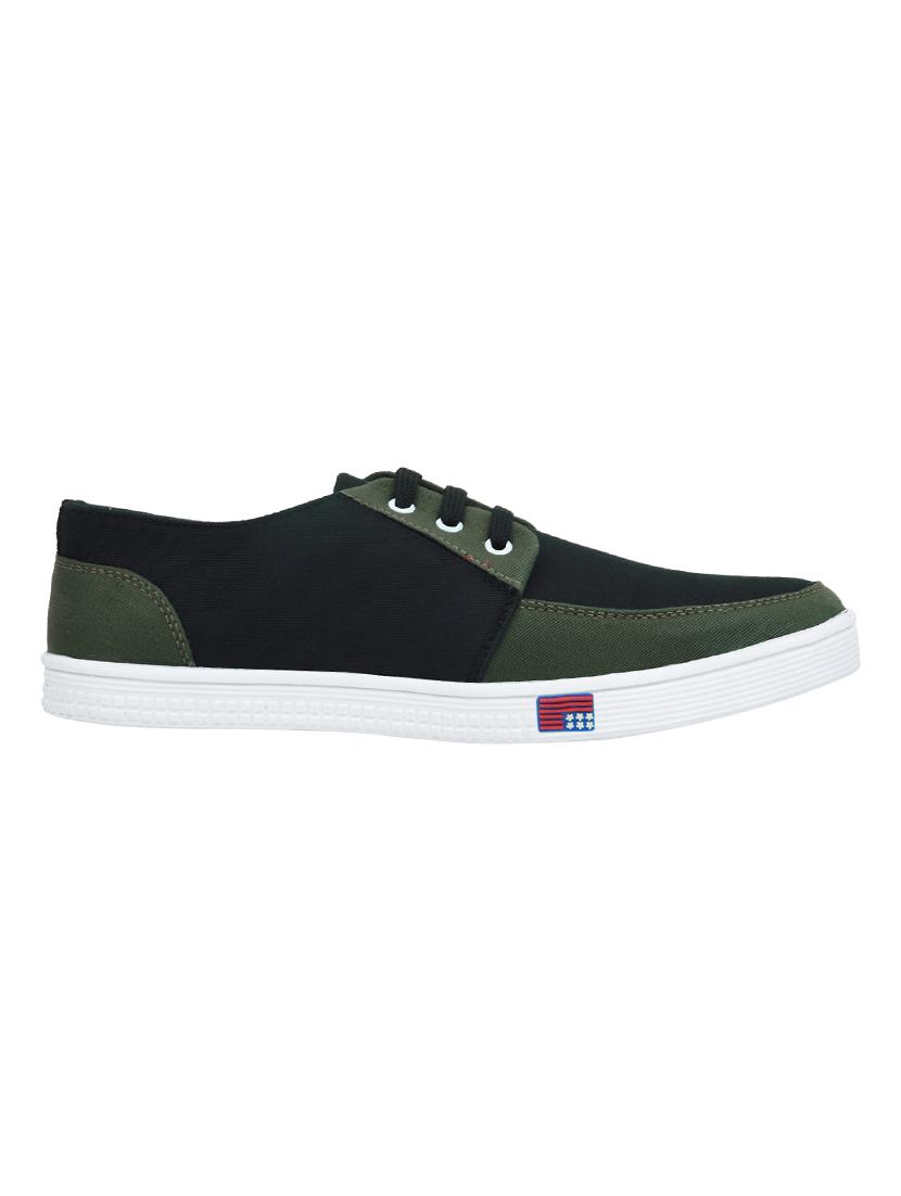 black fabric lace up sneaker - 16771179 - Zoom Image - 2