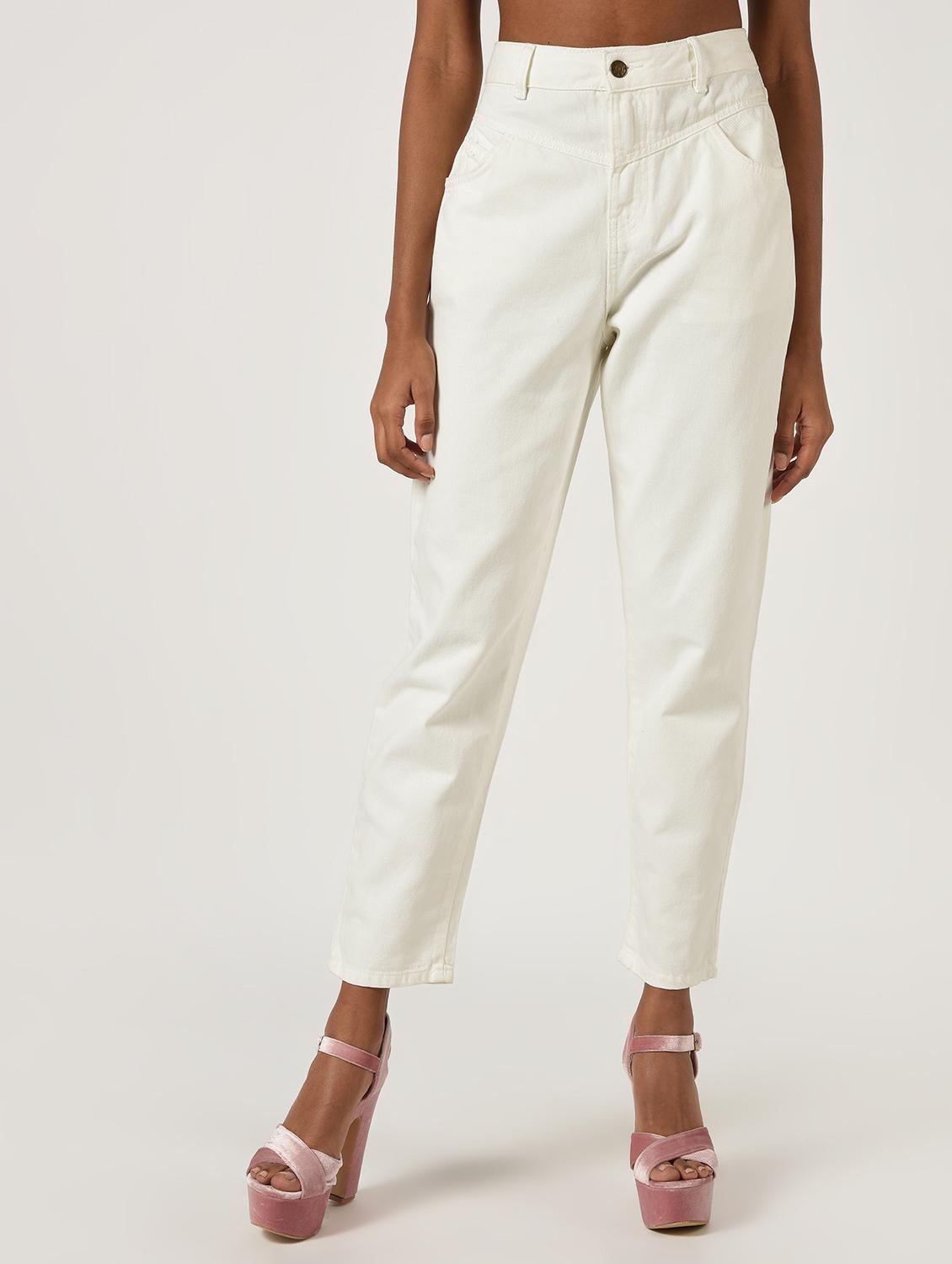 high rise pocket detail jeans - 16771529 - Zoom Image - 2
