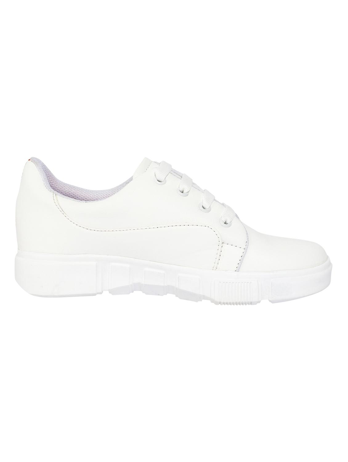 white lace-up sneakers - 16773130 - Zoom Image - 2