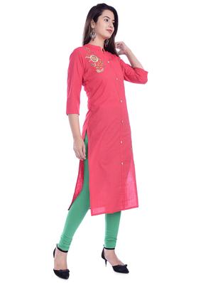 embroidered straight kurta - 16773730 - Standard Image - 2