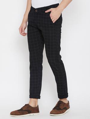 black checkered chinos - 16773760 - Standard Image - 2