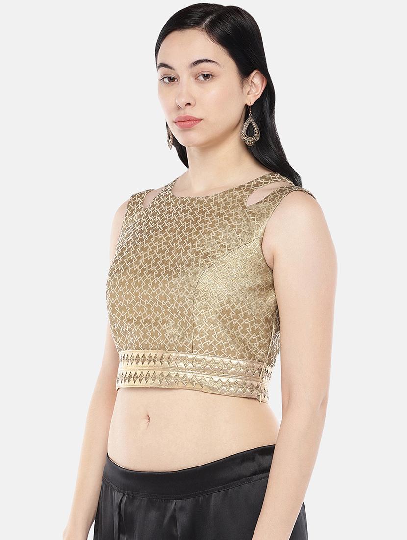 geometrical solid blouse - 16774020 - Zoom Image - 2