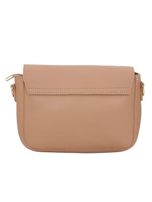 brown leatherette regular sling bag - 16774101 - Standard Image - 2