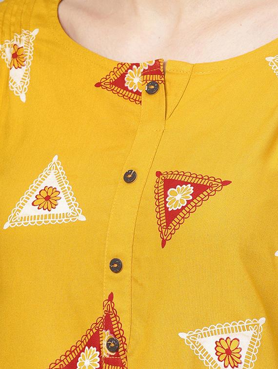 printed straight kurti - 16774629 - Zoom Image - 5
